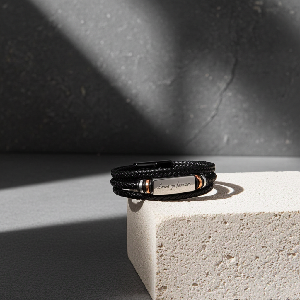 Being Special - Mens Leather Bracelet