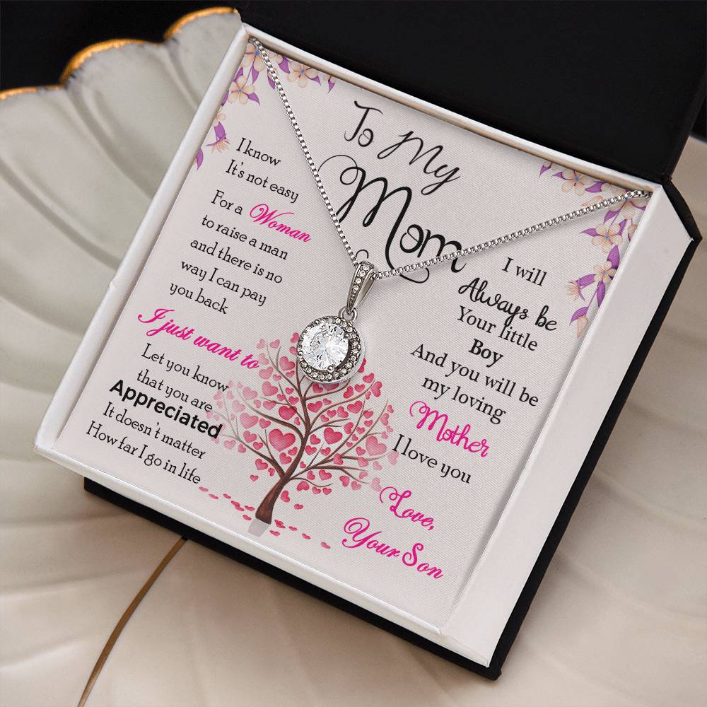 Eternal Hope Cushion Cut Cubic Zirconia Necklace