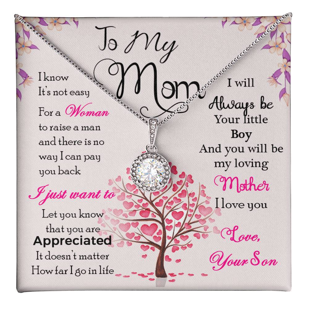 Eternal Hope Cushion Cut Cubic Zirconia Necklace
