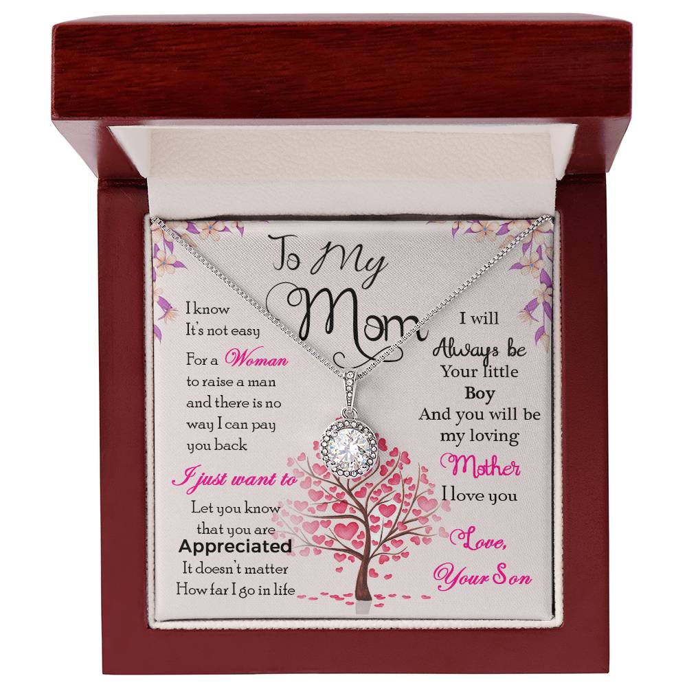 Eternal Hope Cushion Cut Cubic Zirconia Necklace