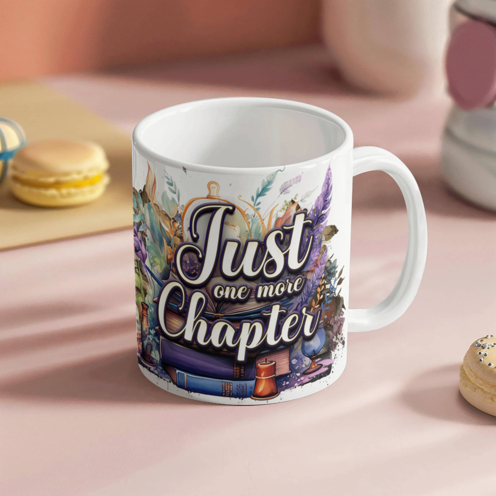 Just One More Chapter Ceramic Coffee Mug