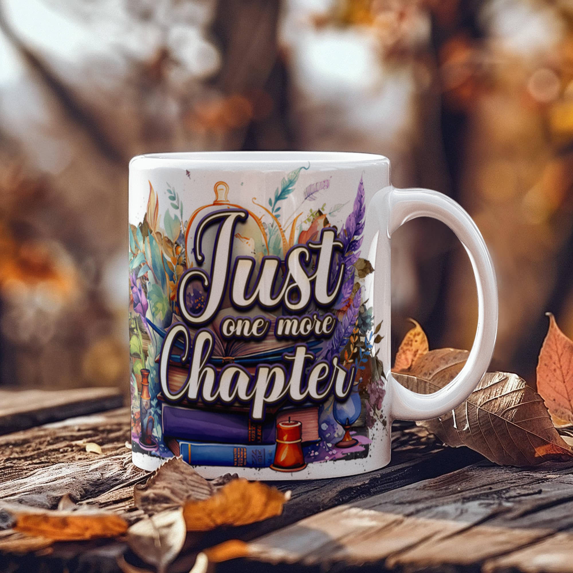 Just One More Chapter Ceramic Coffee Mug