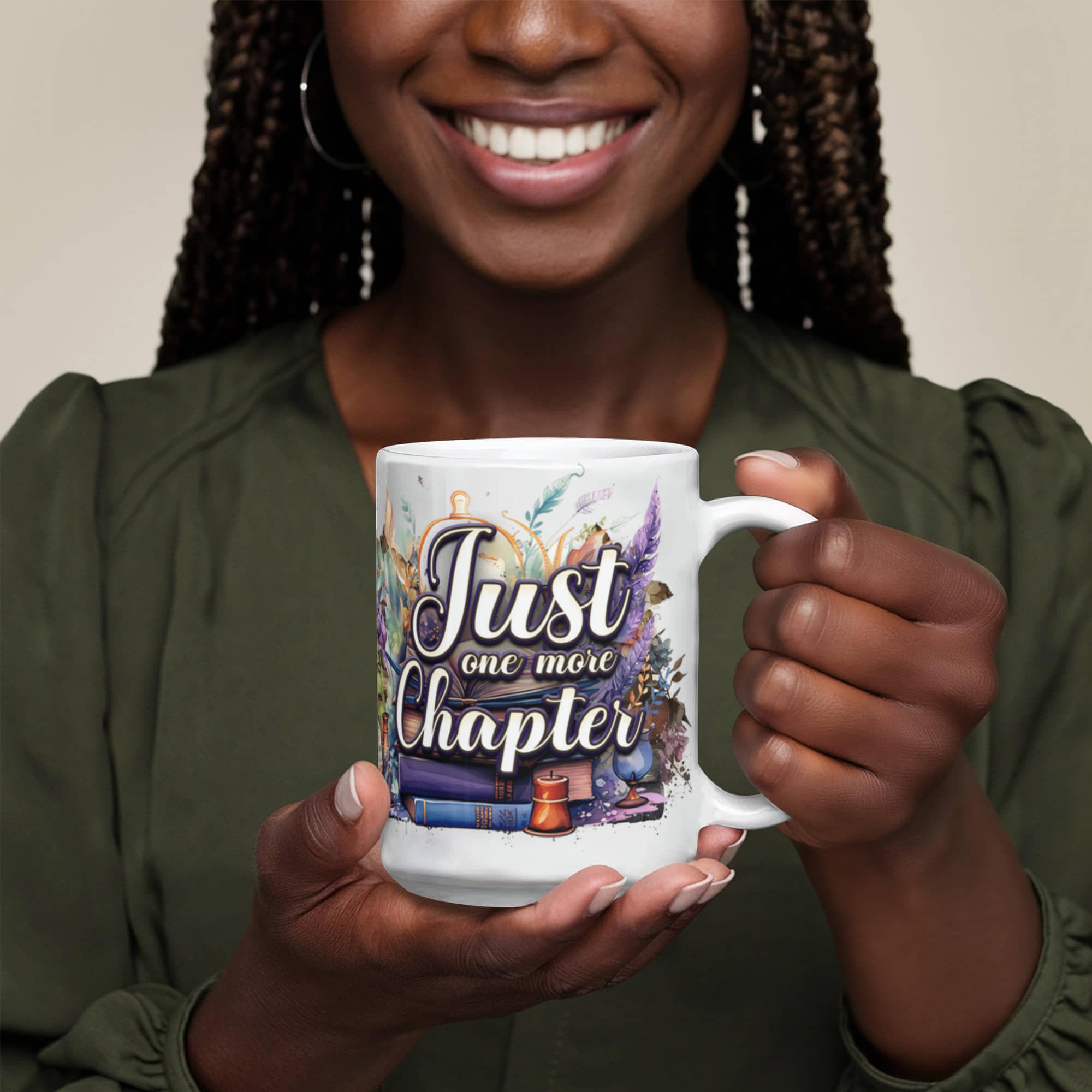 Just One More Chapter Ceramic Coffee Mug